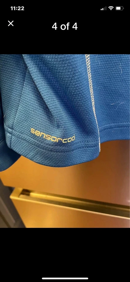 Camisa de rendimiento de manga larga Ping Golf talla XXL azul 1/4 cremallera sensor tela fresca Foto 4 de 4