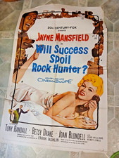 ORIG. 1957  20TH CENT. FOX WILL SUCCESS SPOIL ROCK HUNTER W JAYNE MANSFIELD 1SHT