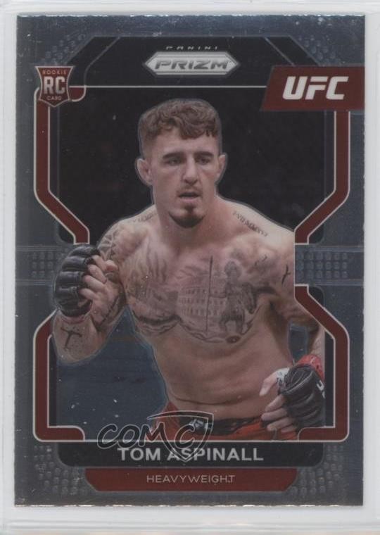 2022 Panini Prizm UFC Tom Aspinall #134 Rookie RC 05cx