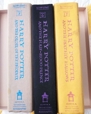 HARRY POTTER SERIES HARDBACK BOOKS YEARS 5-7.