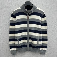 Hazzes Men's Knit Zip-Up Sweater Size 100 L