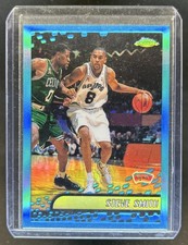 2001-02 Topps Chrome Steve Smith Refractor #56 Spurs