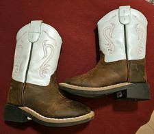OLD WEST kids cowboy boots size 5.0 D