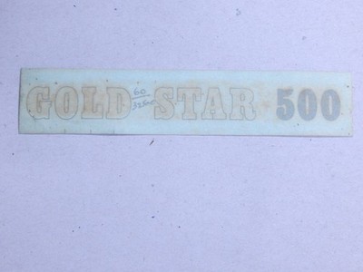 NOS BSA GOLD STAR 500 DECAL TRANSFER WATER SLIDE B50 B50T B50MX OEM ! 60-3260