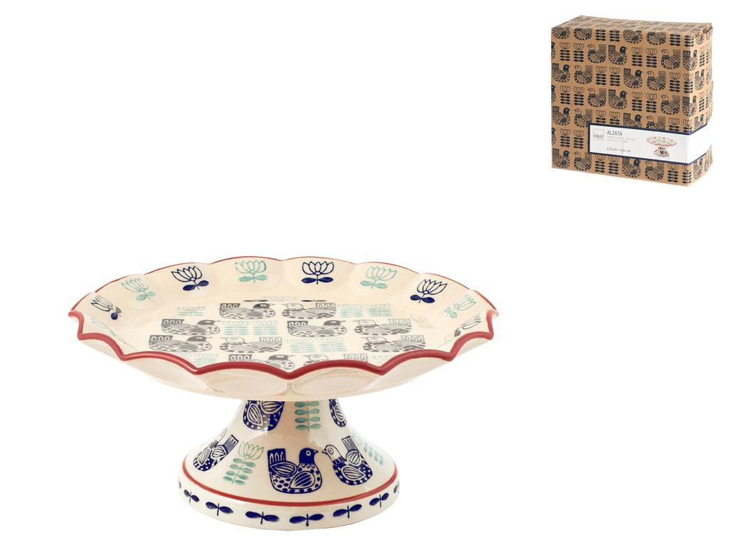 H&h Havana Alzata in stoneware/gres, 20x9,5hcm