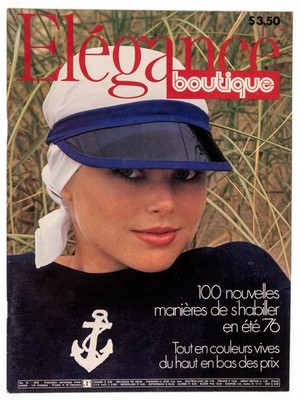 Elegance Boutique Magazine Catalog 1976 No. 70 Winter Vintage Fashion