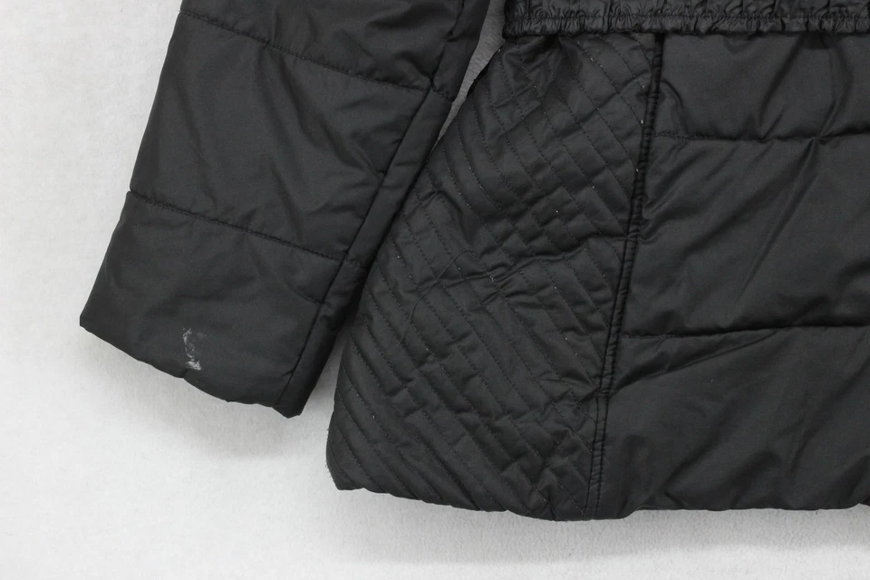 Abrigo parka Tommy Hilfiger para mujer talla XL negro con capucha aislante cremallera completa Foto 3 de 4