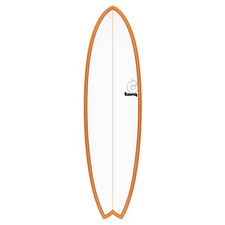 Planche De Surf TORQ Époxy TET 6.6 MOD Fish Orange Rail
