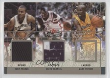 2003 Fleer Mystique Rare Finds Dual Jerseys Tony Parker Steve Francis HOF 13y4