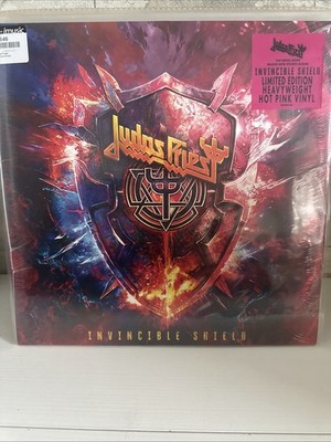 Judas Priest Invincible Shield Hot Pink Vinyl 2LP NEU