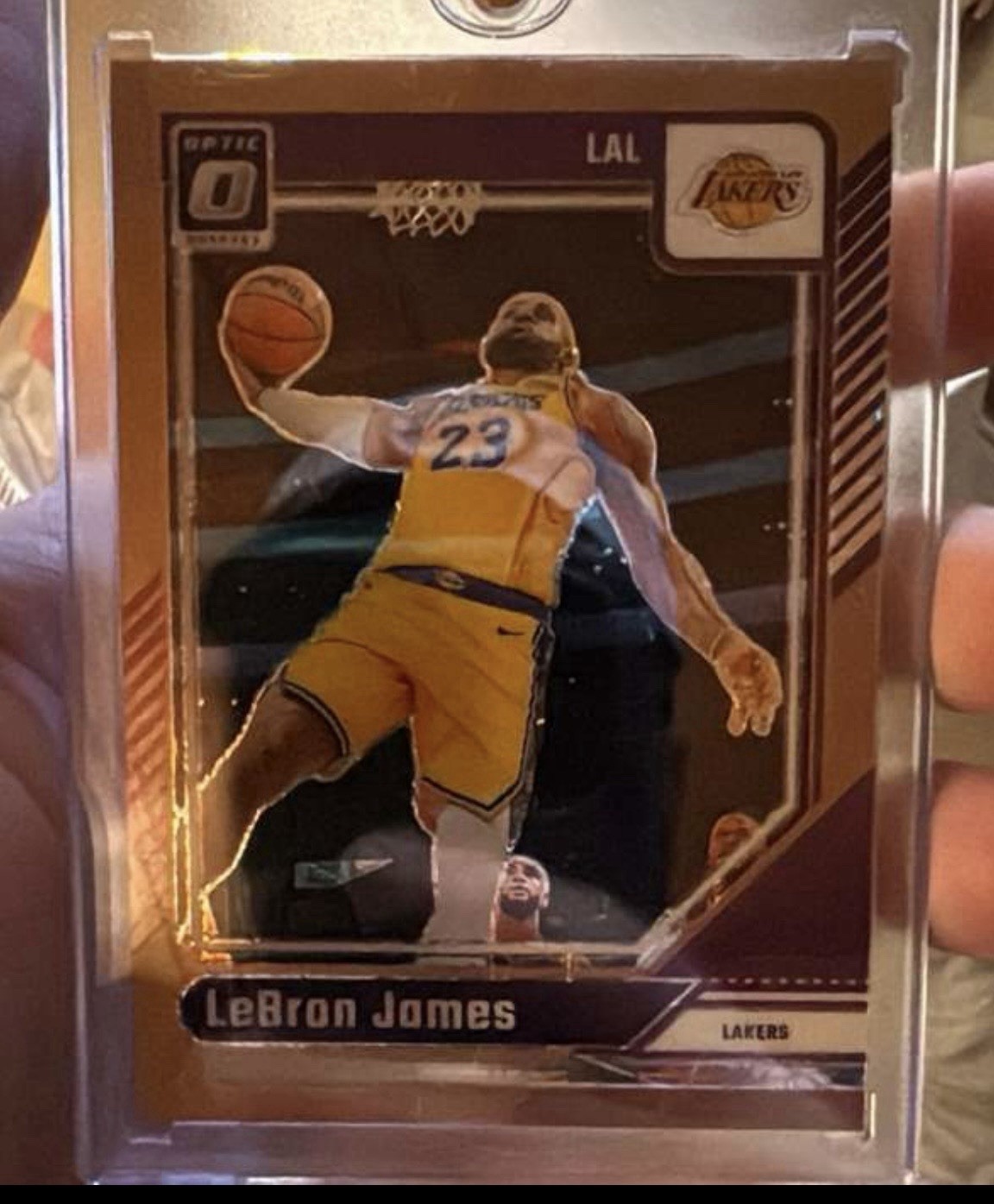 2024-25 Panini Donruss Optic LeBron James #148 Bronze Velocity Prizm /125 Lakers