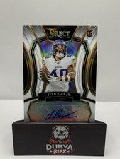 2023 Panini Select #RSI-IPA Ivan Pace Jr. Rookie Auto White Prizm #/35