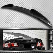 Fit 2009-2014 Acura Tsx Sedan V-style Carbon Fiber Duckbill Trunk Spoiler Wing