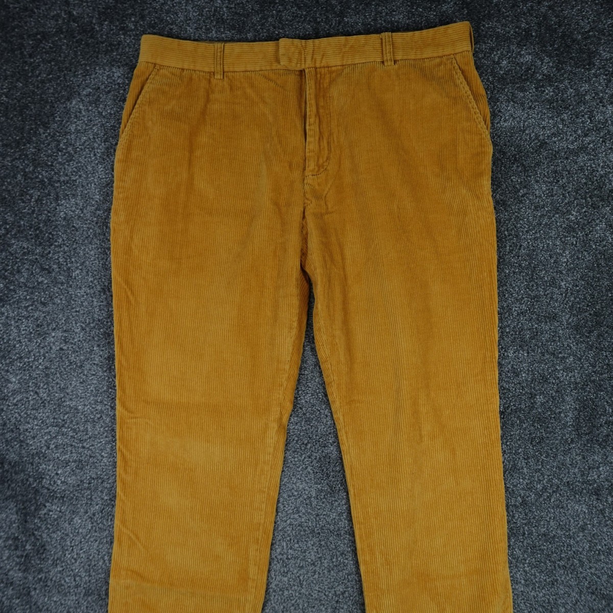 Boden Corduroy Trousers Orange Mustard Size 40 W40 L34 Men's