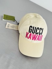 New Authentic Gucci GG Logo Kawaii Pikarar Collection Baseball Hat Size L