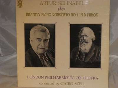 Brahms/ Schnabel - Piano Concerto No.1 In D Minor C LP Mono Schallplatte 206894