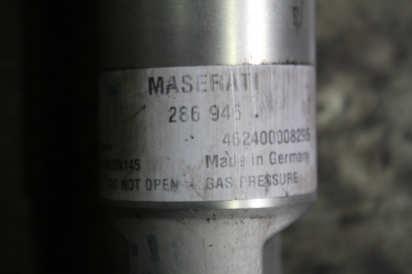 Maserati GranTurismo Rear Damper P/N 286946