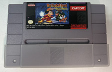Magical Quest Starring Mickey Mouse (1992) - Super Nintendo Cartridge & Manual