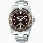 SEIKO ProspeX SNE571P1 Solar Sea Diver Watch 200m 39mm Mini Scuba Brown Date