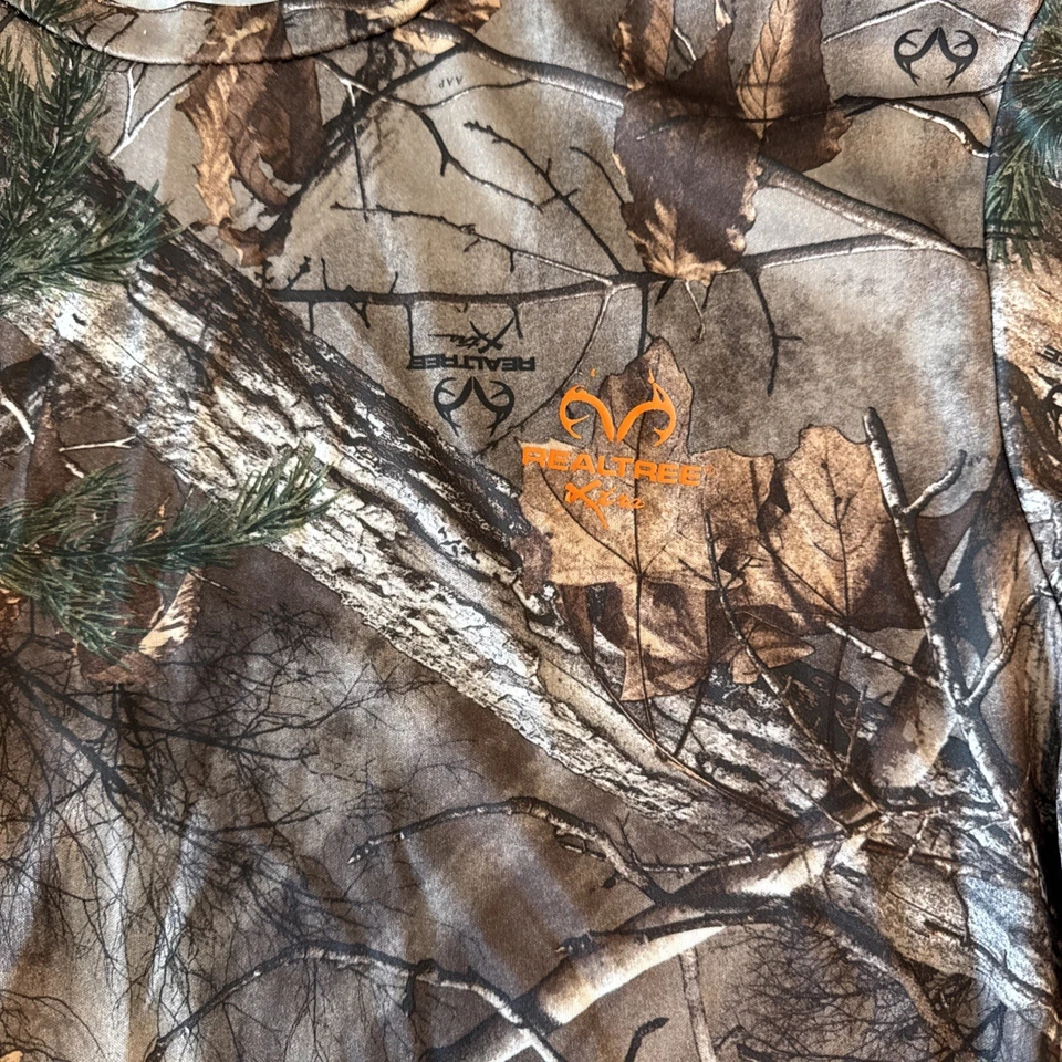 Vintage Cabelas Mossy Oak Camo T Shirt Light Hunting Shirt Medium - Image 2 of 4