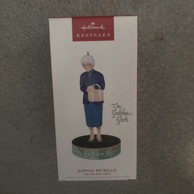 2022 Hallmark Sophia Petrillo The Golden Girls Magic Sound Keepsake Ornament