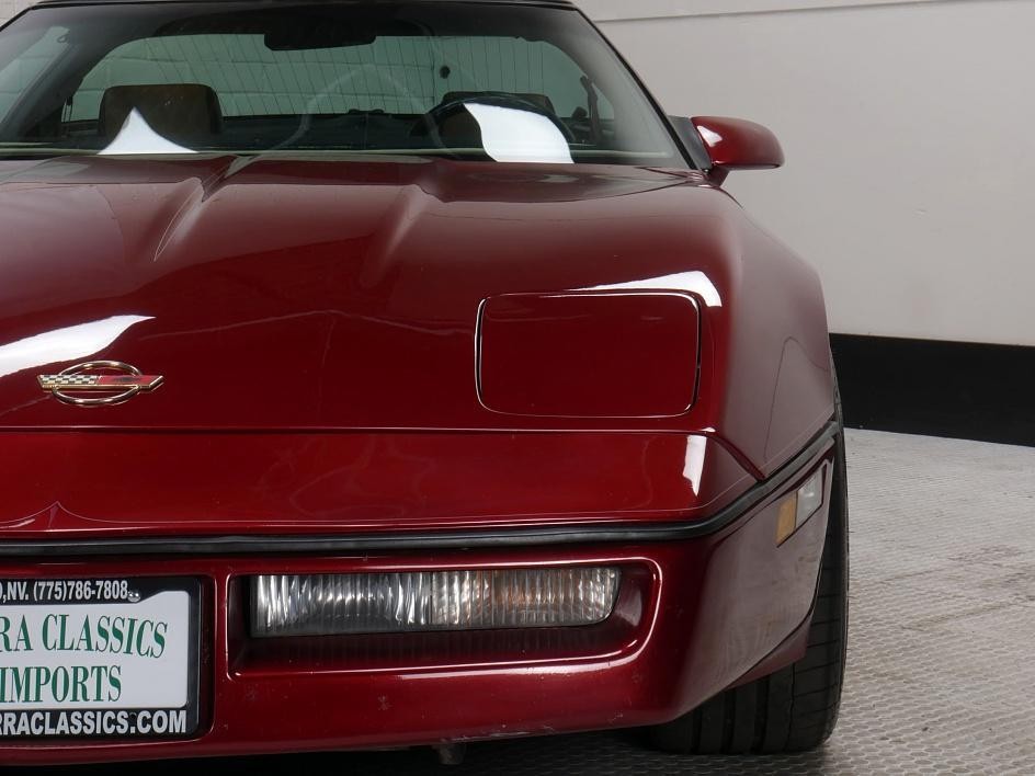 1987 Maroon Chevrolet Corvette   | C4 Corvette Photo 7