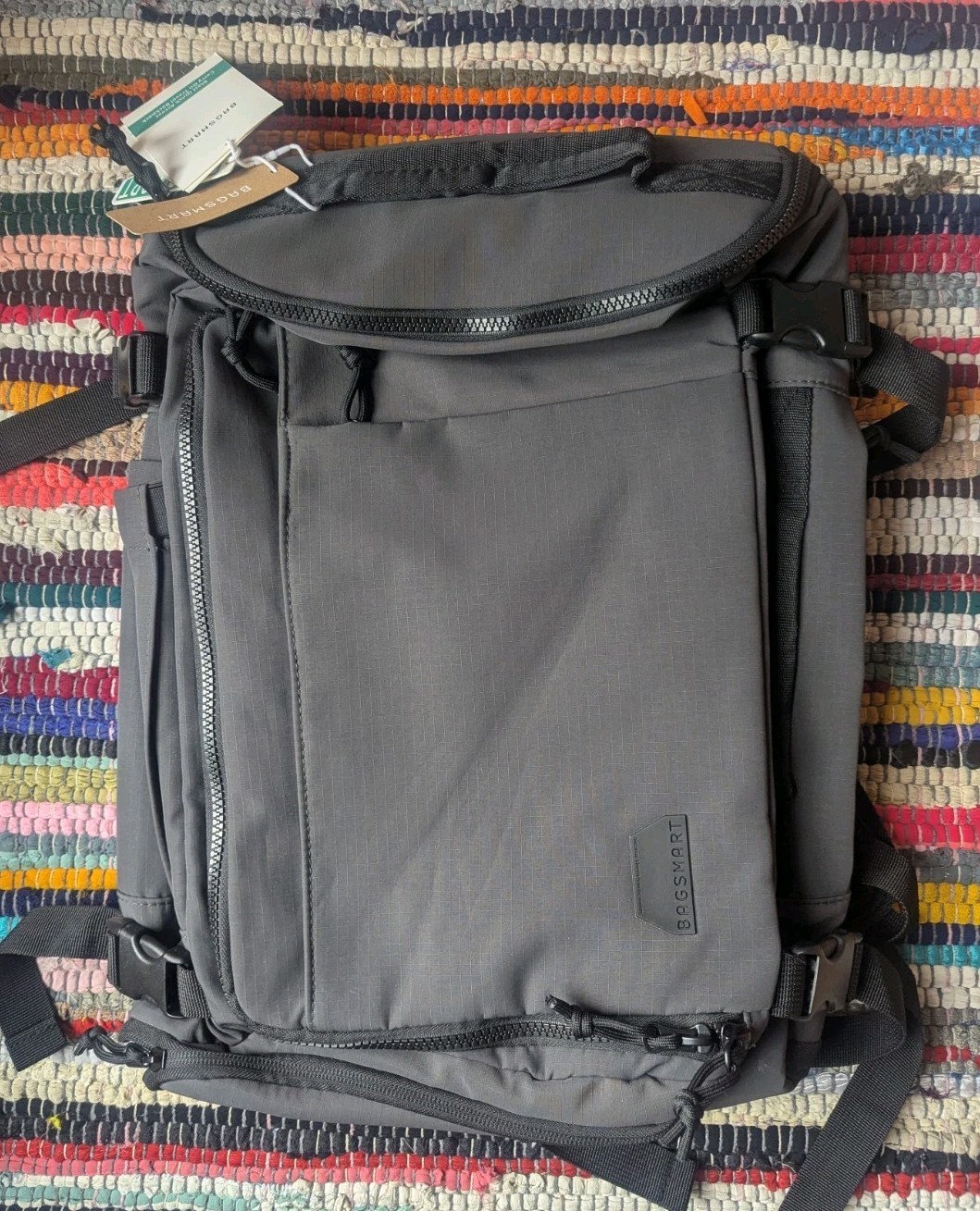 BAGSMART Travel Backpack grey 16&rdquo; Blast 28L NWT