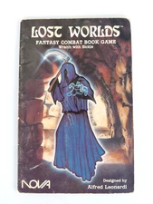 Nova Lost Worlds Fantasy Combat Book Game Wraith with Sickle 1009 Leonardi 1984
