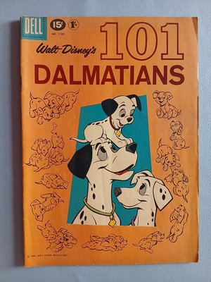 101 DALMATIANS -Walt Disney - Four Color comic #1183 - DELL 1961 - MID Grade