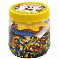 Hama BüGelperlen Midi - Dose Gelb - 3 Stiftplatten, 4000 StüCk