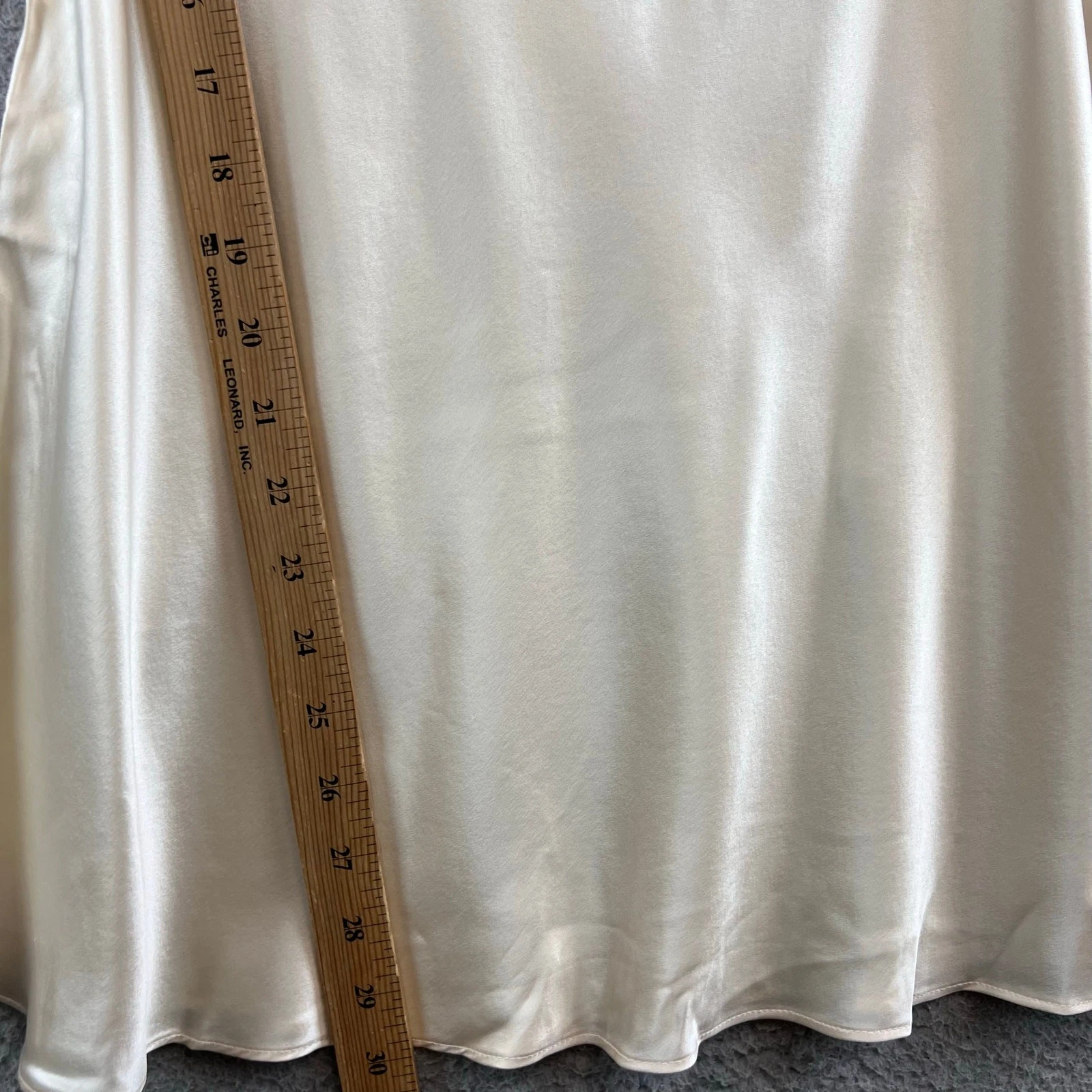 UNDERCOVER Abito slip lingerie beige seta nuovo Y2K Victorias Secret taglia M