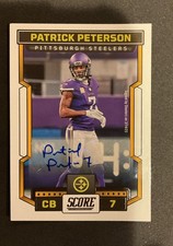 2023 Score - Patrick Peterson #117 Signatures (AU)