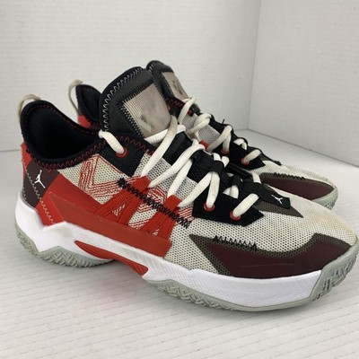 Jordan Westbrook One Take 2 Low Red Sneakers Shoes CZ0840-106 Size 7 Youth Ball