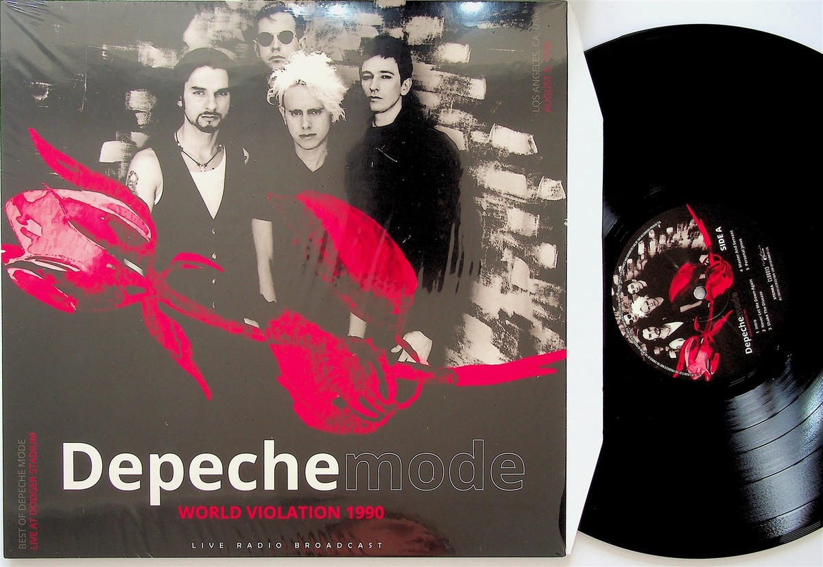 洋楽 Depeche Mode World Violation 1990 LP DEPECHE MODE - World Violation 1990 Live Tour LP (MINT* 180g Vinyl