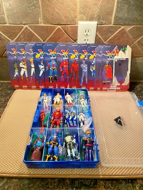 Voltron Panosh Place - Complete Set of all 12 Figures and Cardbacks Nice!