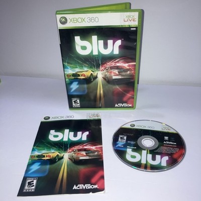 Blur (Microsoft Xbox 360, 2010) CIB COMPLETE - Tested Working