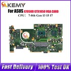 X705UD Motherboard For ASUS V4G X705UD GTX1050 GPU Mainboard W/I3 I5 I7 CPU