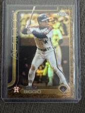 2025 Topps Gilded Craig Biggio Gold  /99 Astros HOF