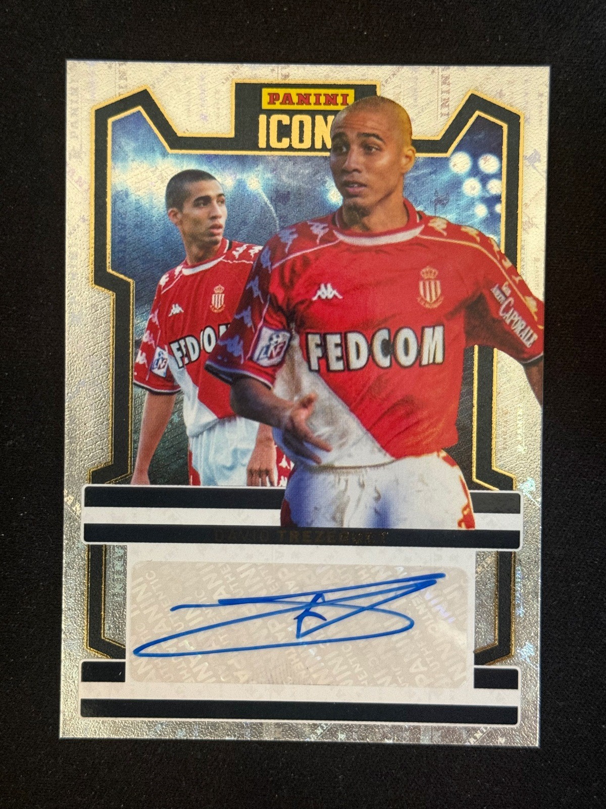 2024-25 Panini Iconz Ligue 1 David Trezeguet Auto Monaco
