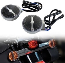 Rear LED Turn Signal light Bar for Motorcycle 99-23, Smoked Turn Signal light w