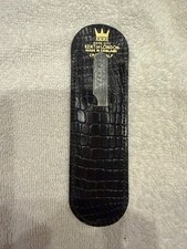 KENT OF LONDON HAND FINISHED IT COMB LIFEDOR FILE CROC CALF TRAVEL SET