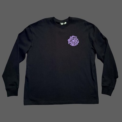 Deus Ex Machina Paradigm Long Sleeve Tee Black Purple M