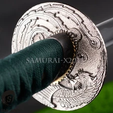  Cool Phoenix Tsuba Hand Guard For Japanese Samurai Sword Katana Wakizashi