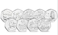 Winnie the Pooh 50p Coins 2020-2021 - Available on eBay