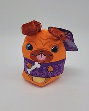 Dogs vs Squirls Otis Pug Dog 001 Bean Bag Plush Toy 4" New With Tags