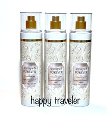 3 Bath  Body Works ALWAYS  FOREVER Fine Fragrance Mist 8 oz NWT Body Spray