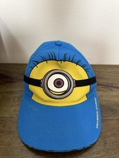Universal Studios Despicable Me Minions Youth Blue Baseball Cap Hat