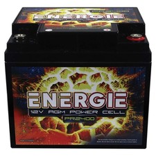 Reikken PR2400 Energie 2400 Watt 12 Volt Power Cell 50 Ah AGM Car Audio Battery