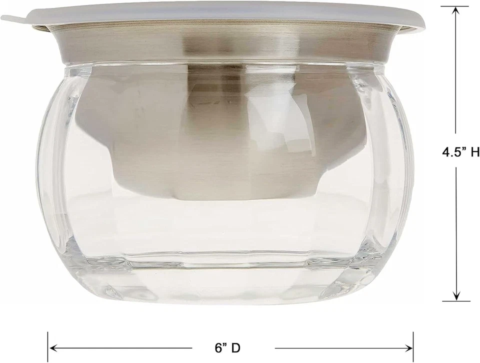 Prodyne Iced Dip-On-Ice Stainless-Steel Serving Bowl 22oz, Stainless Steel  - Image 2 of 4