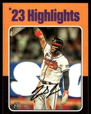 70th Steal (Ronald Acuna Jr.) 2024 Topps Heritage #1 Braves MLB READ FREE SHIP